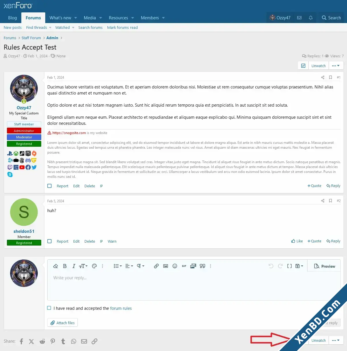 OzzModz Add Thread Actions Below Quick Reply-1.webp