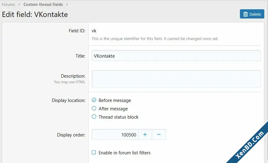 OzzModz Thread Field Filter-2.webp