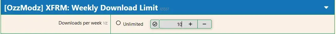 OzzModz XFRM Download Limit Weekly-3.webp