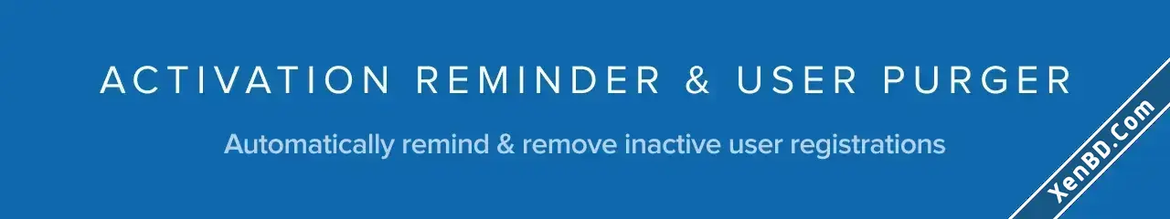 ThemeHouse - Activation Email ReminderUser Purger-1.webp