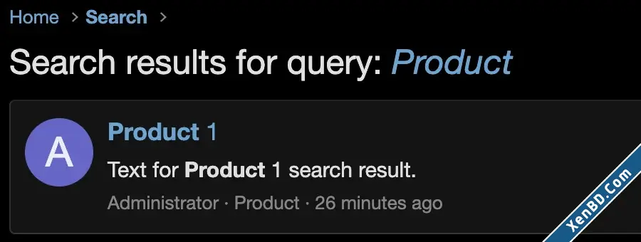 VBResults - Searchable Custom Page