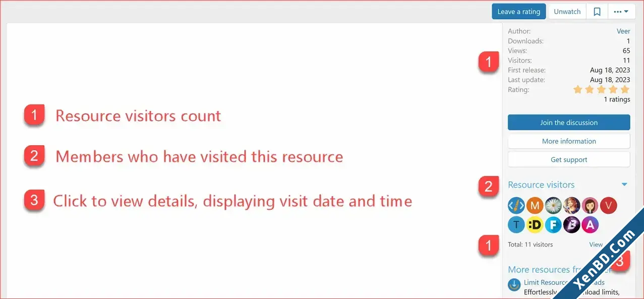 XenCustomize Resource Views Visitors-1.webp