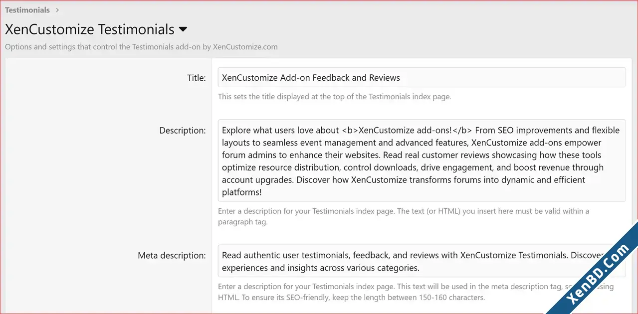 XenCustomize Testimonials Client Feedback Reviews Manager-1.webp