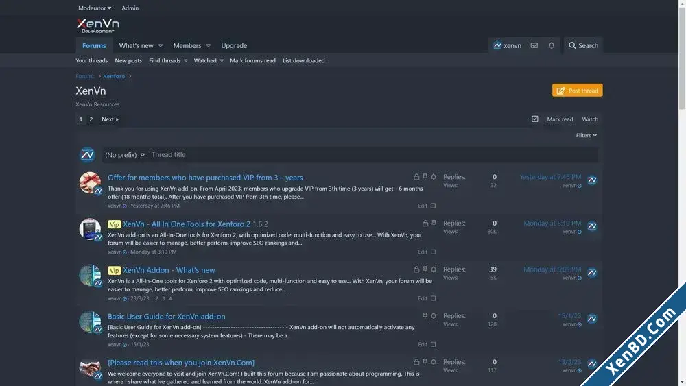 XenVn Dark Mode for Xenforo 2.jpg