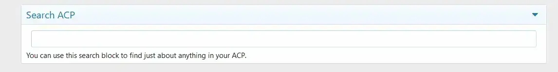 OzzModz Admin Search Block On ACP Index-1.webp