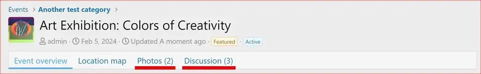 XenCustomize-Events-Manager-v126-Event-View-Photos-Count-Discussion-Replies-Count.webp