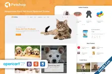 PetShop - Responsive Food Pet Store OpenCart Theme