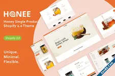 Download Honee - Honey Single Product Shopify 2.0 Theme for Free