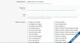 XCMSS Forum Statistics widget.webp