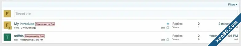 Disapproved thread list.webp