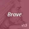 BRAVE - A dark, clean, fully responsive WP theme